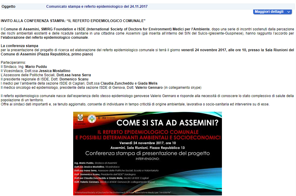 com. invito comune